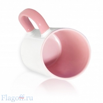 Кружка "стандарт" керамическая  розовая