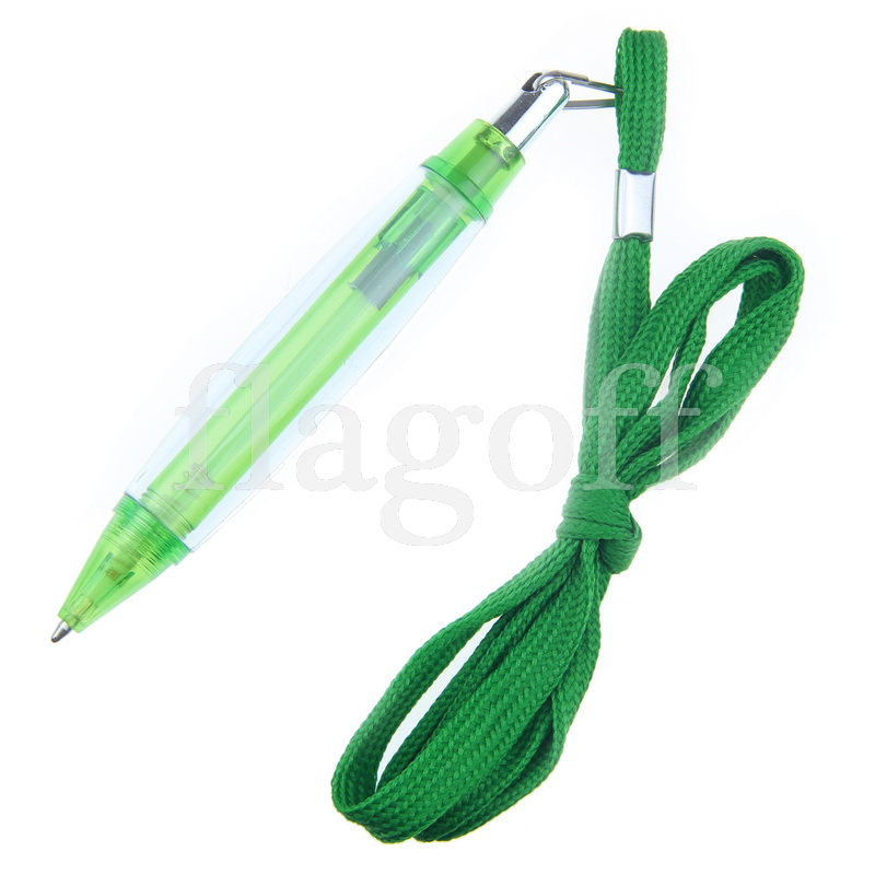 Ручка под вставку на шнурке РП-3 зелёная