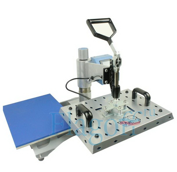 Термопресс  2 в 1 плоский 38x38 см + кепочный