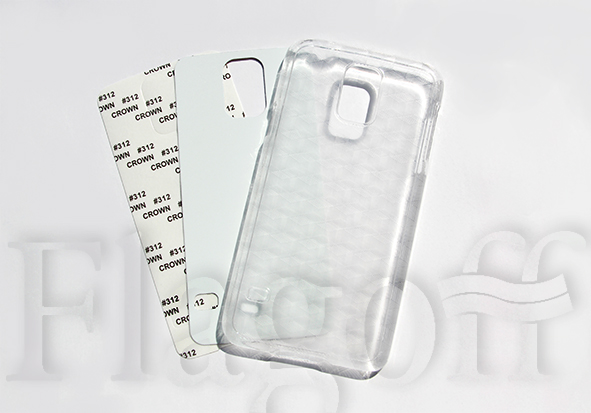 Чехол для Samsung S5 Galaxy 2D прозрачный для плоского пресса