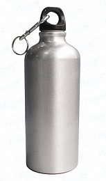 картинка Бутылка спортивная металлическая, серебро, 500 мл от магазина Одежда+