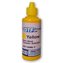 картинка Чернила DTF Yellow (желтый) 100 мл