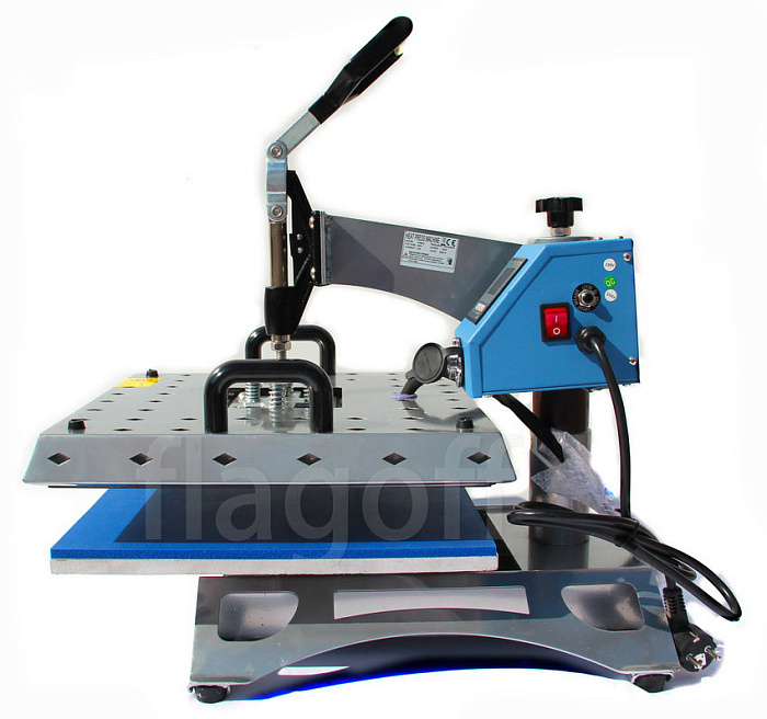 Термопресс  2 в 1 плоский 38x38 см + кепочный