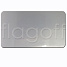 Бейдж 70*40 сатин серебро для сублимации алюминий