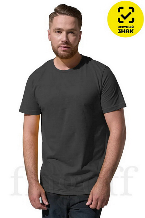 картинка Футболка графит хлопок 100%