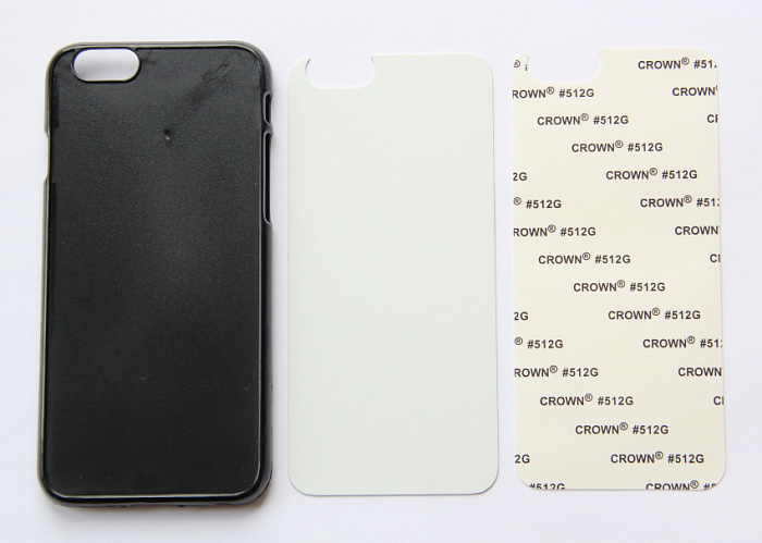 Чехол для IPhone 6 2D черный для плоского пресса