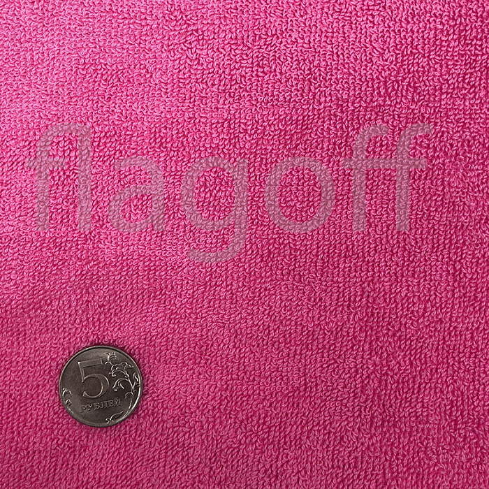 Полотенце 50*98 розовое для сублимационной печати
