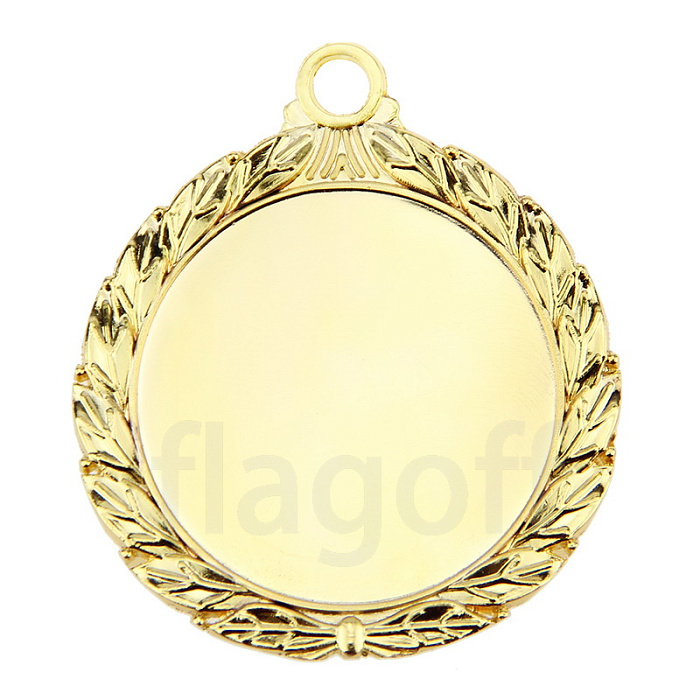 картинка Медаль"лавр" золото для сублимации д.68мм