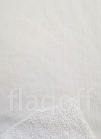 Футер белый цвет петля 3-х нитка трикотажное полотно для сублимационной печати 
