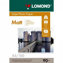 картинка Фотобумага Lomond A3, односторонняя матовая, 90г/A3/100л от магазина Одежда+