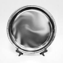 картинка Тарелка металлическая № 3  д - 250 мм Большая для сублимационной печати