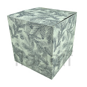 Коробка подарочная для кружки Зимний лес, мелованный картон