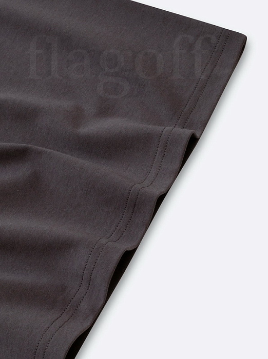 картинка Футболка серый тёмный хлопок 100%