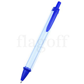 Ручка под вставку полиграфическую  РП-2  бело - синяя