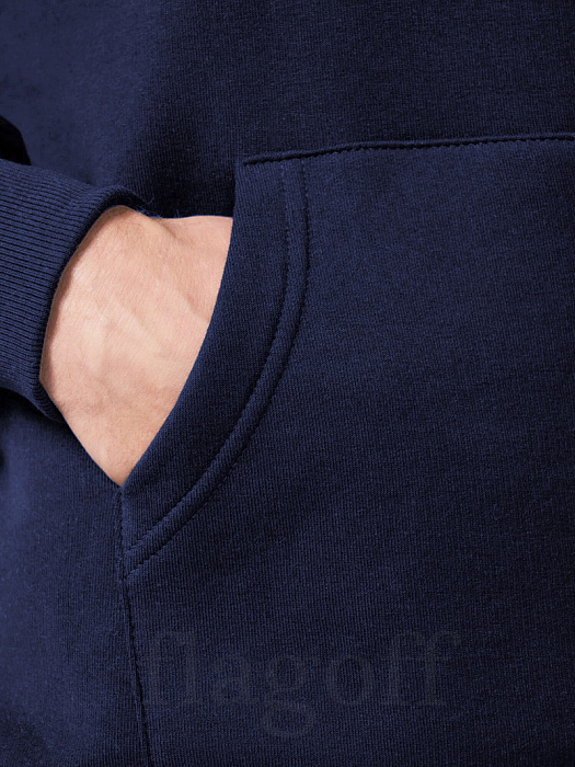 картинка  Худи с капюшоном тёмно-синий  хлопок (толстовка) картинка  Худи с капюшоном тёмно-синий  хлопок (толстовка)