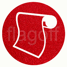 картинка Пленка термотрансферная Glitter UniTex Красный от магазина Одежда+