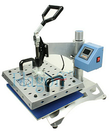 Термопресс  2 в 1 плоский 38x38 см + кепочный