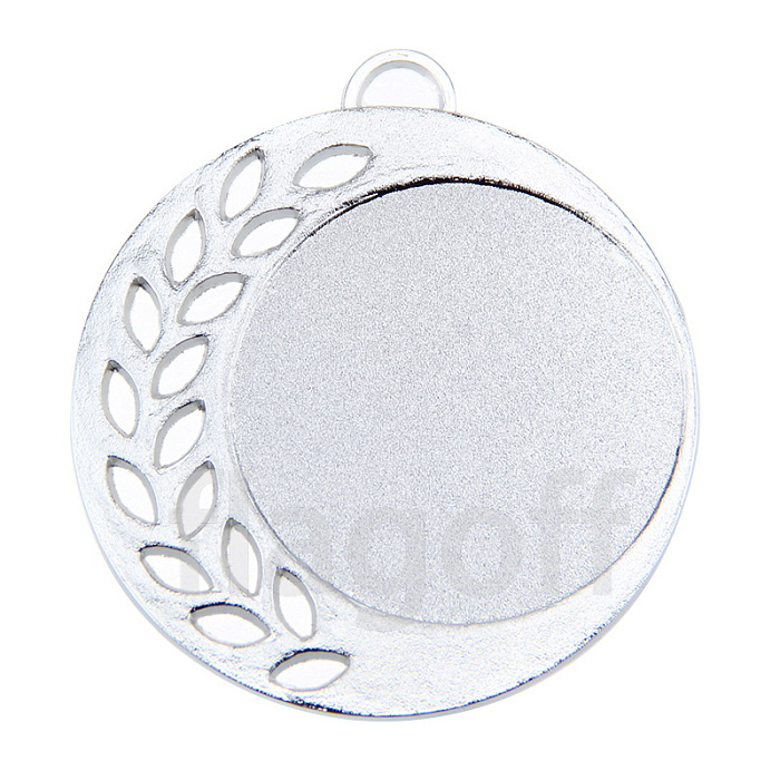 картинка Медаль"ива" серебро для сублимации д.70мм