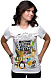 Женская футболка пэ 100% О-ворот Прима для сублимации