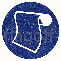 картинка Пленка термотрансферная Glitter UniTex Синий