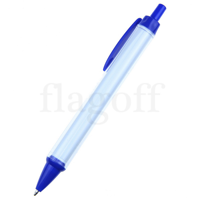 картинка Ручка под вставку полиграфическую  РП-2  бело - синяя