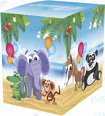 картинка Коробка подарочная для кружки Детство, мелованный картон