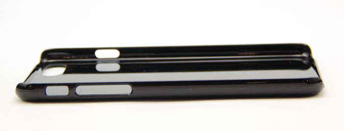 Чехол для IPhone 7  2D черный для плоского пресса