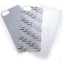 Чехол для IPhone 5 2D прозрачный для плоского пресса