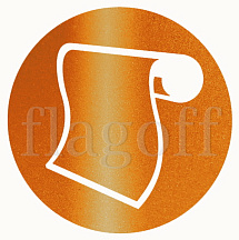картинка Пленка светоотражающая оранжевый цвет