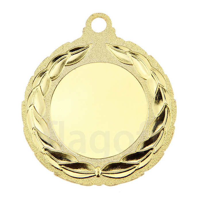 картинка Медаль"лавр" золото для сублимации д.68мм